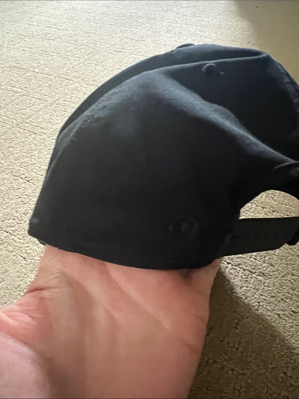 Lululemon Classic Black Adjustable Baseball Cap